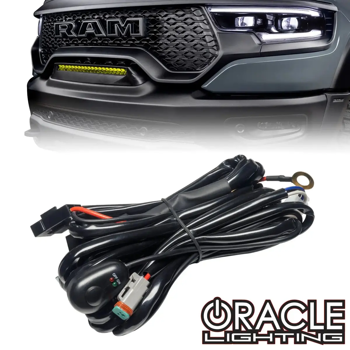 Oracle Lighting Switched Led Light Bar Wiring Harness - 2 Pin Deutsch 1