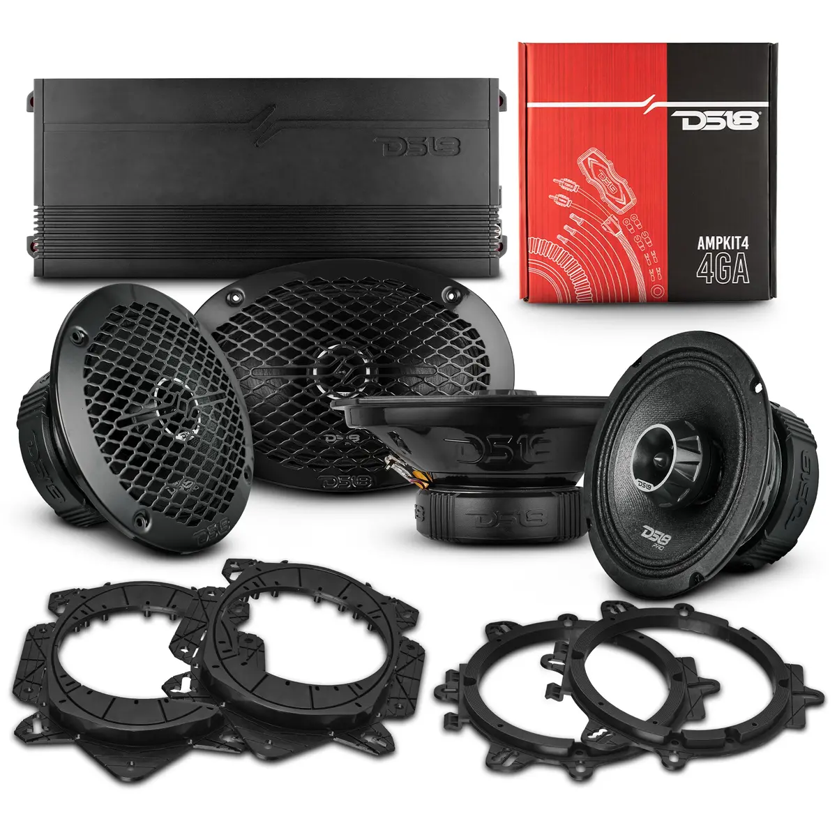 Pro Audio Component System: 6.5" & 6X9" With Built-In Bullet Tweeters 1