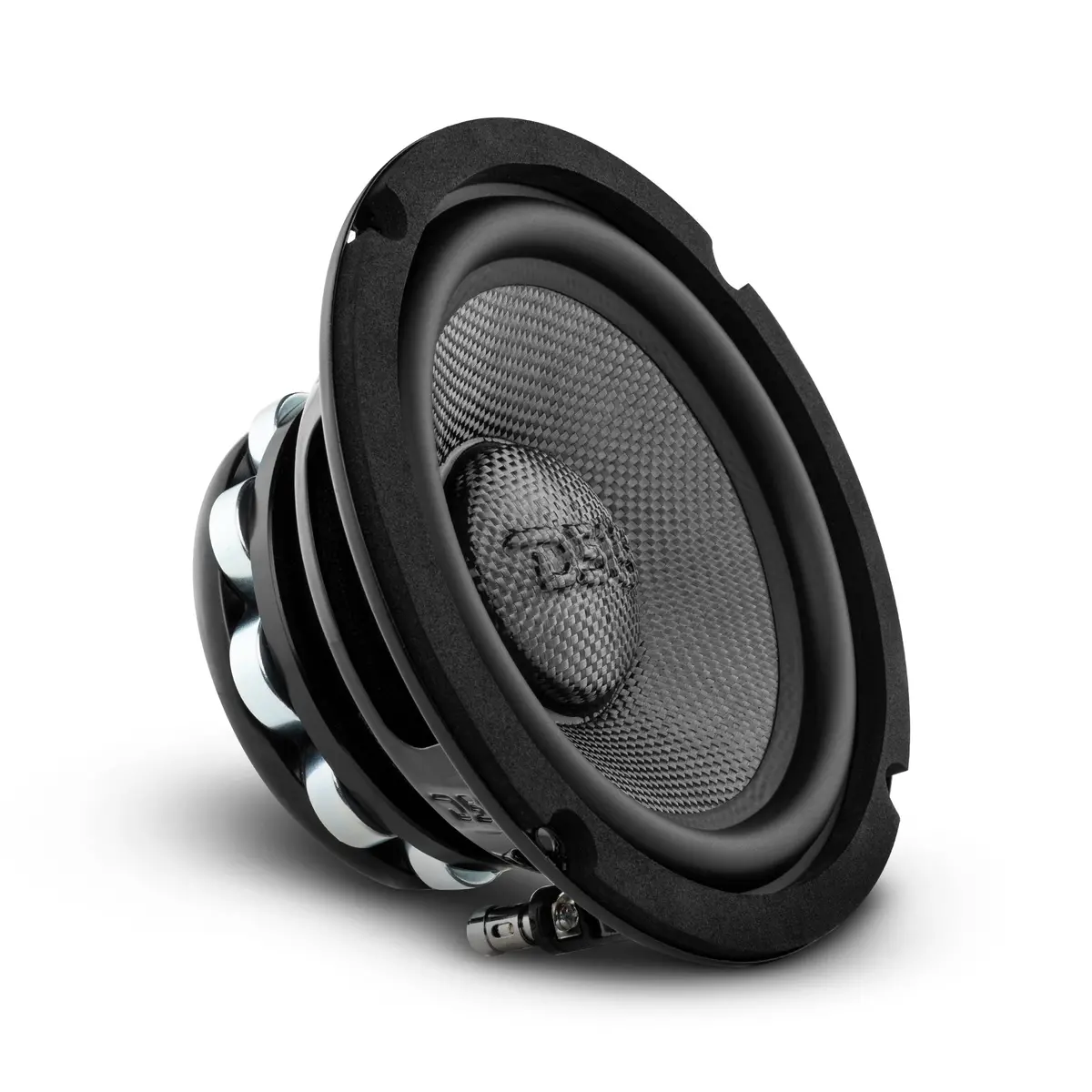 Pro 6.5" Neodymium Carbon Fiber Water Resistant Cone Mid-Bass Loudspeaker 250 Watts Rms 2-Ohm 1