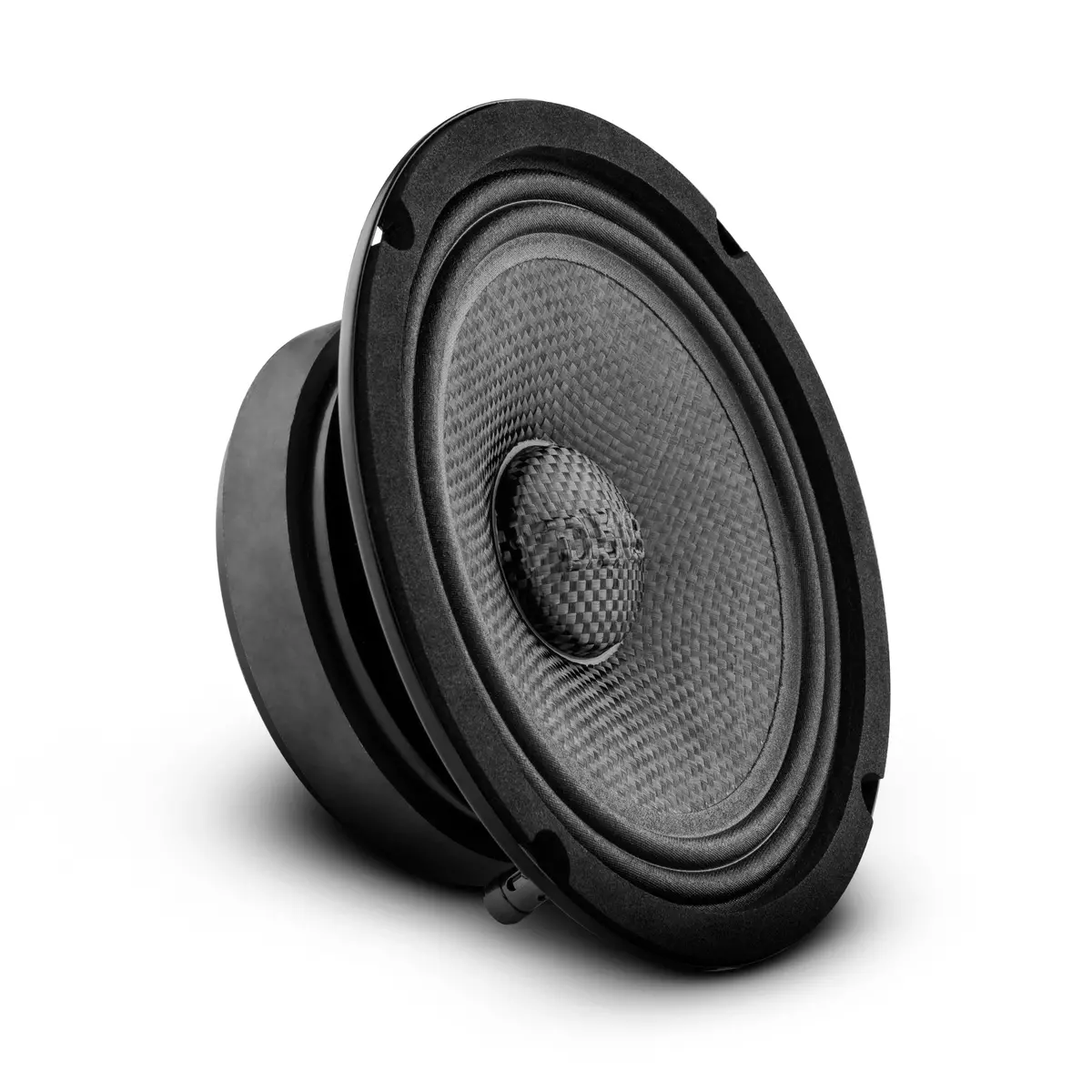 Pro 6.5” Shallow Mid-Bass Loudspeaker With Carbon Fiber Water-Resistant Cone | 250W Rms 4-Ohm 1