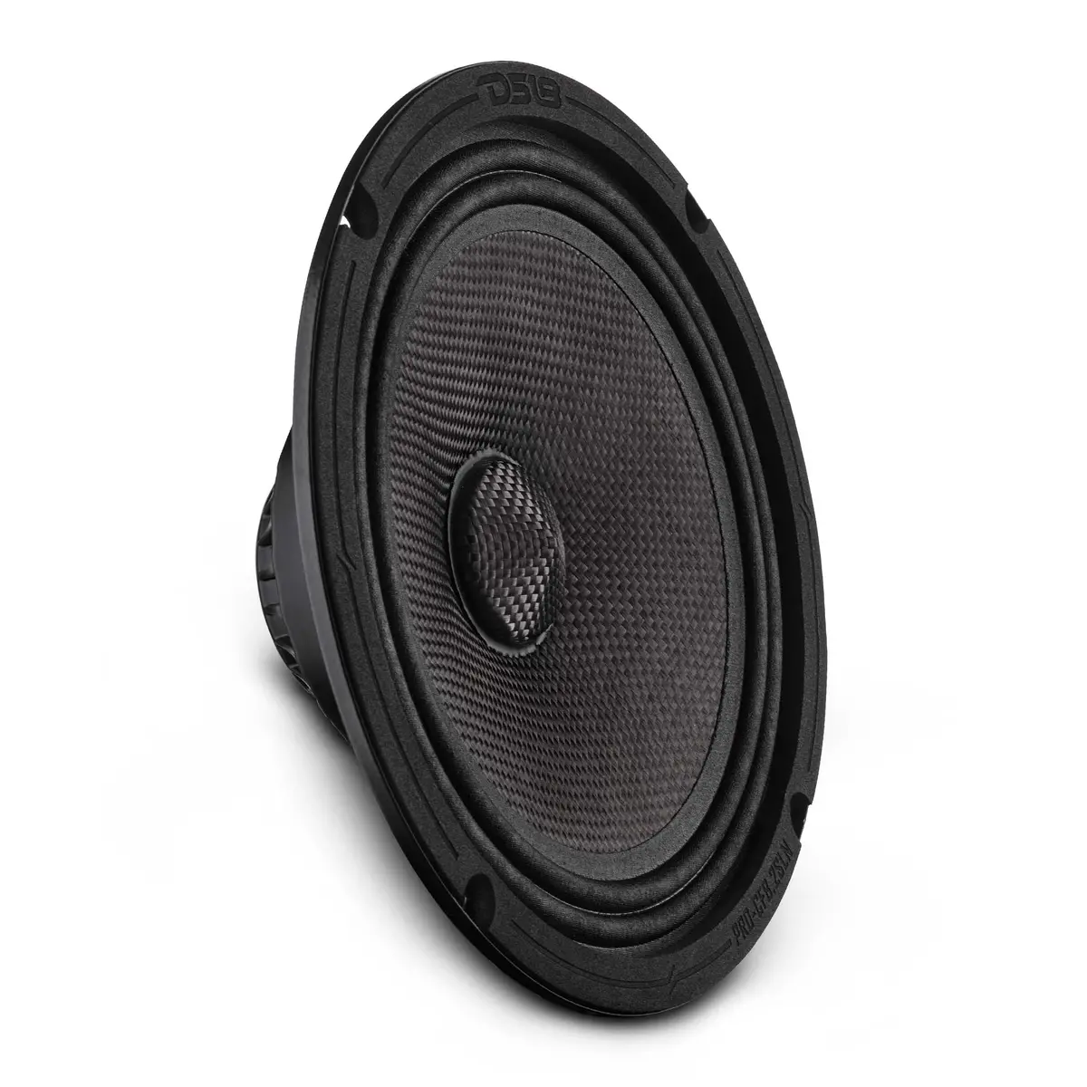 8” Slim Motorcycle & Motorsports Loudspeaker With Neodymium Magnet And Water Resistant Carbon Fiber Cone | 200W Rms 2-Ohm 1