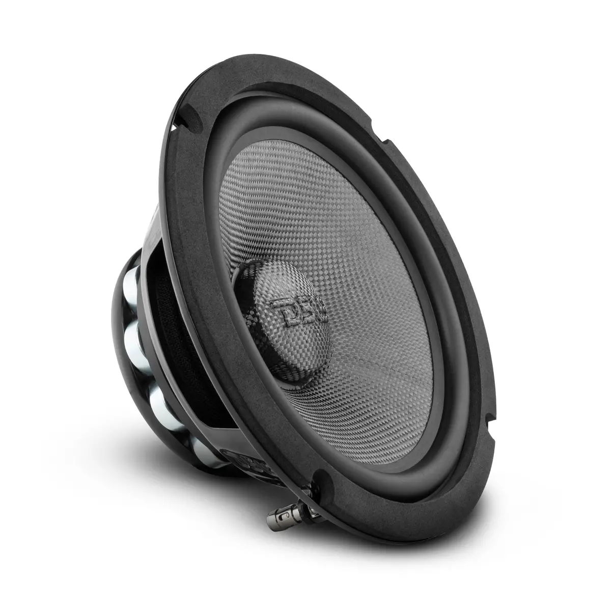 Pro 8" Neodymium Carbon Fiber Water Resistant Cone Mid-Bass Loudspeaker 300 Watts Rms 4-Ohm 1