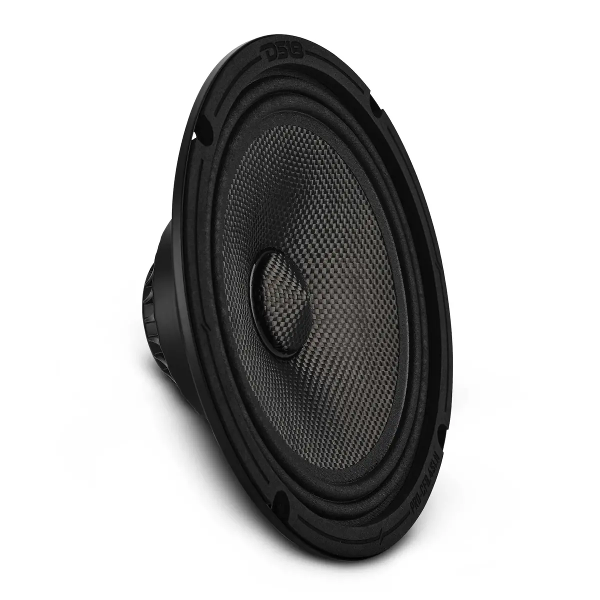 8” Slim Motorcycle & Motorsports Loudspeaker With Neodymium Magnet And Water Resistant Carbon Fiber Cone | 200W Rms 4-Ohm 1