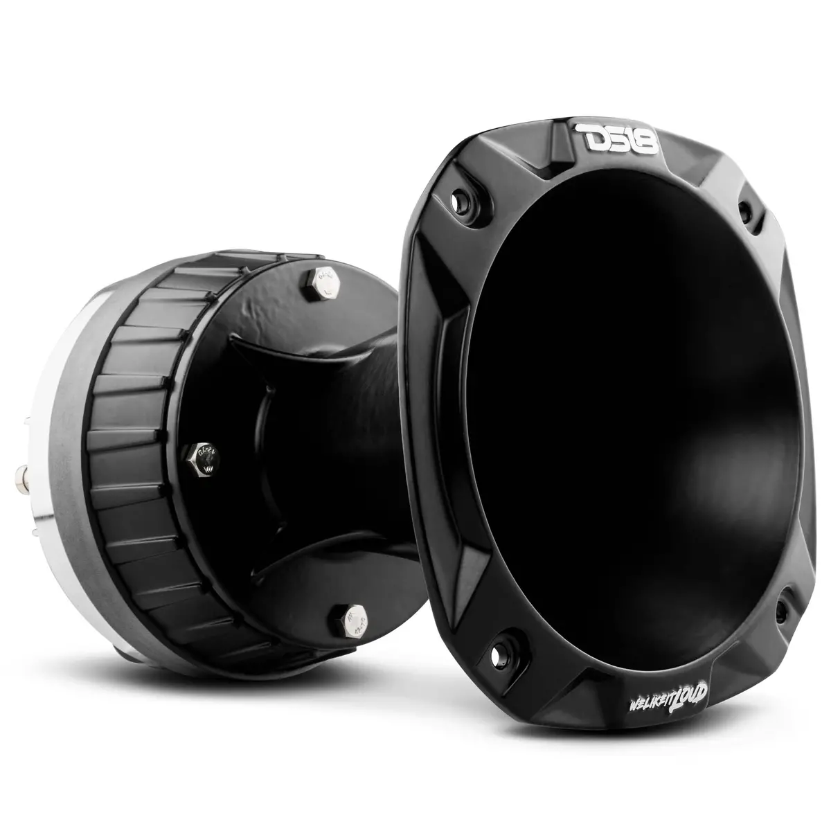 2" Driver With Spacer And Horn Kit 320 Watts 2" Titanium 8-Ohm Vc (Pro-D1+Pro-Ha102/Bk) 1