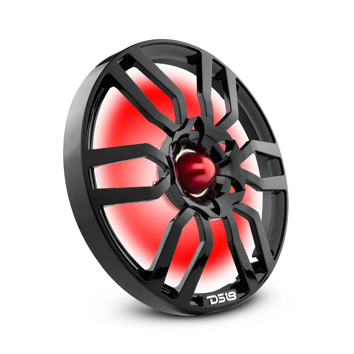 Ds18 Pro-Gtw10bk 10" Grill With Built-In 1.75" Vc  Neodymium Bullet Tweeter And Rgb Lights 500 Watts Black 1