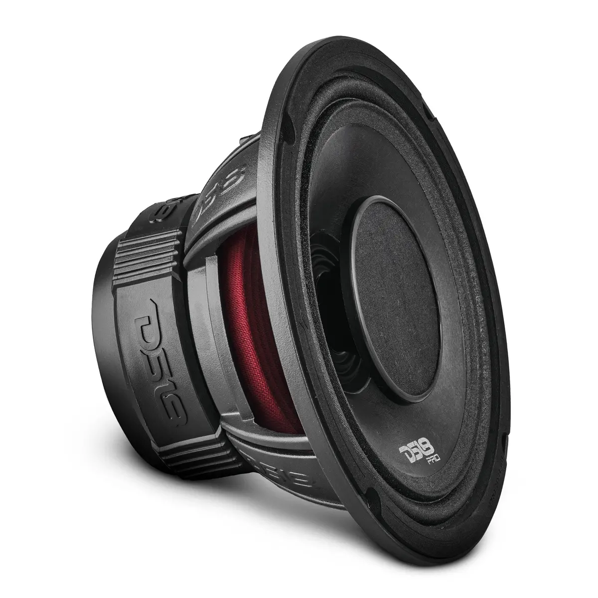 Pro 8" Coaxial Hybrid Mid-Range Water Resistant Cone Loudspeaker With Built-In Driver 250 Watts Rms 4-Ohm 1