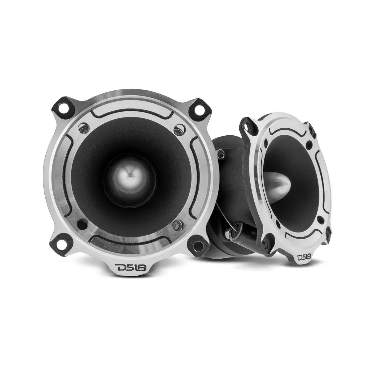3” Pro Aluminum Super Bullet Tweeter – 240 Watts With Built In Crossover - Silver 1