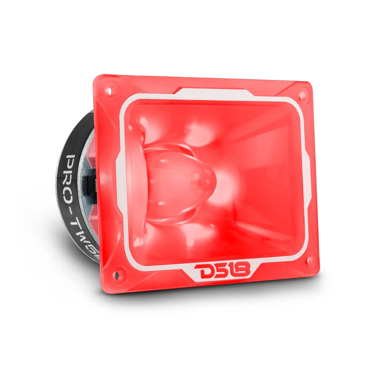 4" X 5.35" Super Bullet Tweeter 250 Watts 1.5" Aluminum 4-Ohm Vc With Rgb Led Lights 1