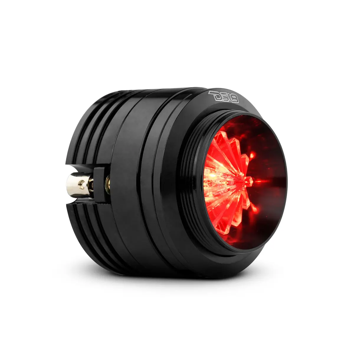 1.6" Shallow High Compression Neodymium Super Bullet Tweeter 140 Watts 1" Polyether Ether Ketone 4-Ohm Vc With Rgb Led Lights 1