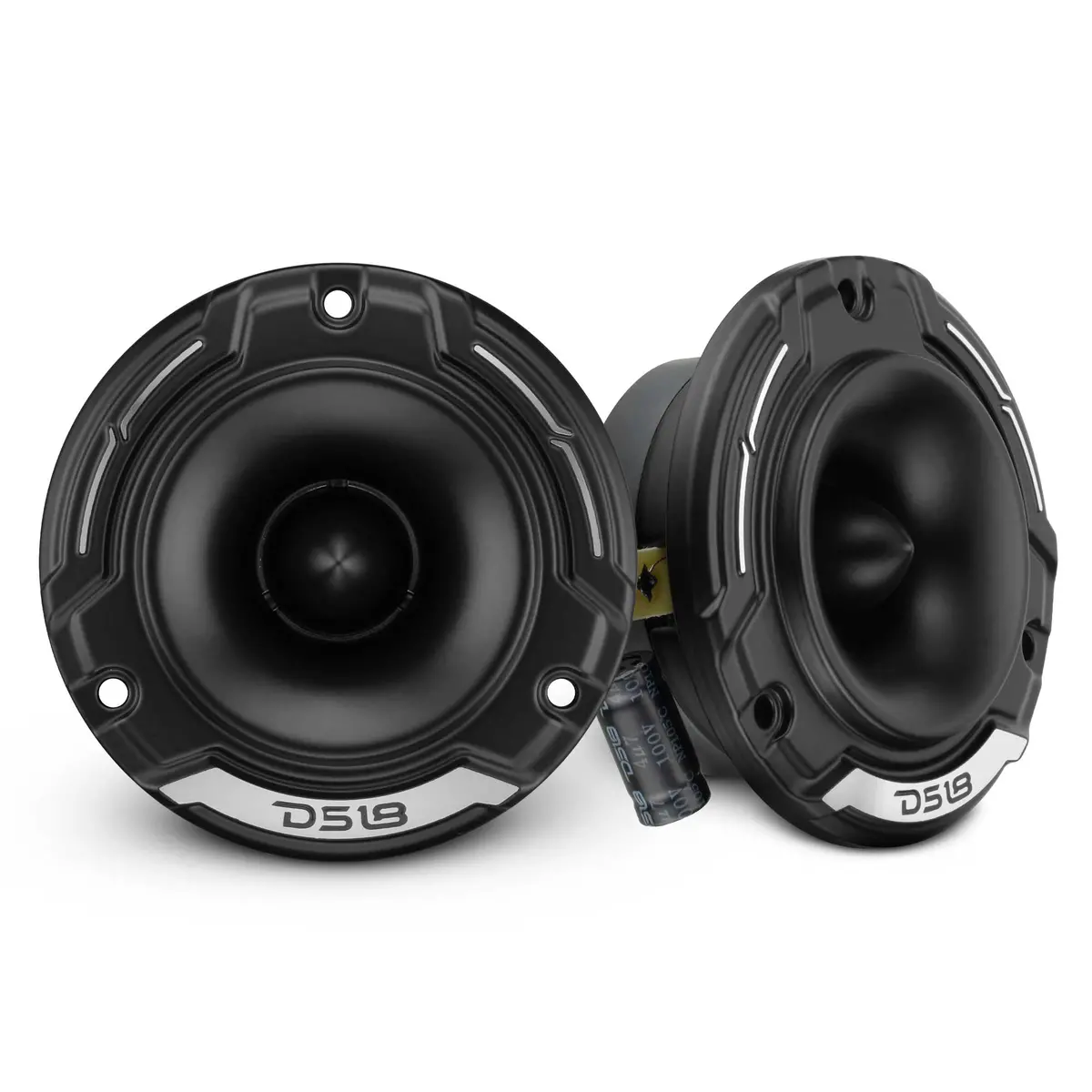 3.8" Shallow-Mount Super Bullet Compression Tweeter With 1" Aluminum Voice Coil | 100 Watts Rms 4-Ohm 1
