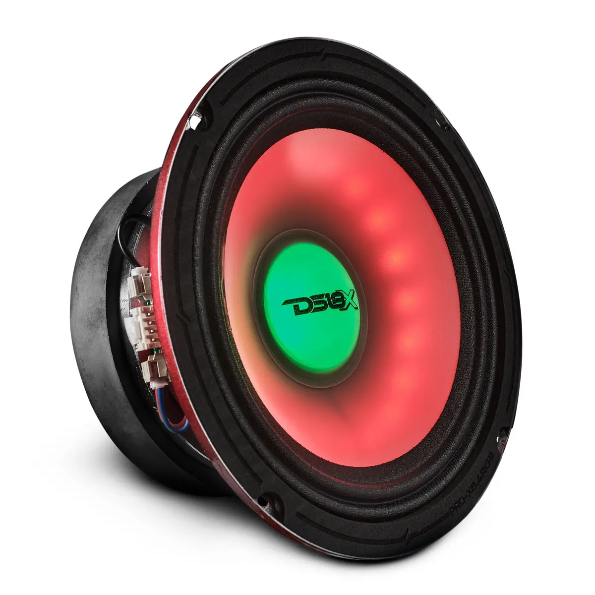 6.5" Mid-Range Loudspeaker With Dual Rgb Led For Cone & Dust Cap 250 Watts 4-Ohm 1