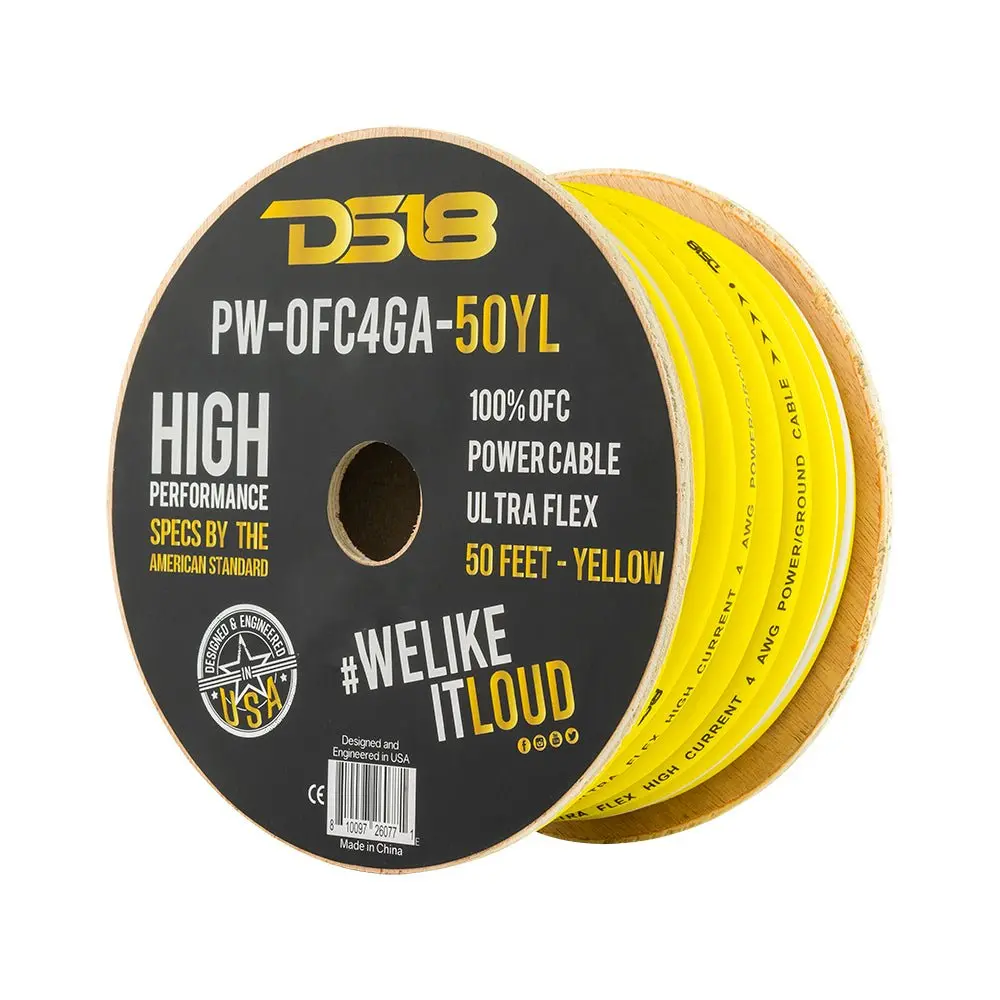 4-Ga 100% Ofc Ground, Power Cable, 50 Feet 1