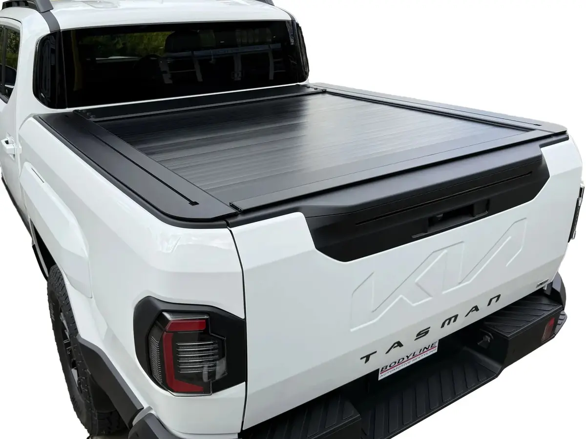 Kia Tasman 2025+ Electric Roller Shutter Cover For Sports Bar Tonneau Hard Lid 1