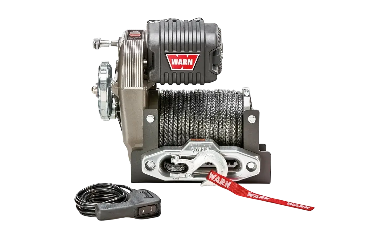 Warn M8274-50 10,000Lb Self-Recovery Winch With Spydura Synthetic Rope - 106175 1