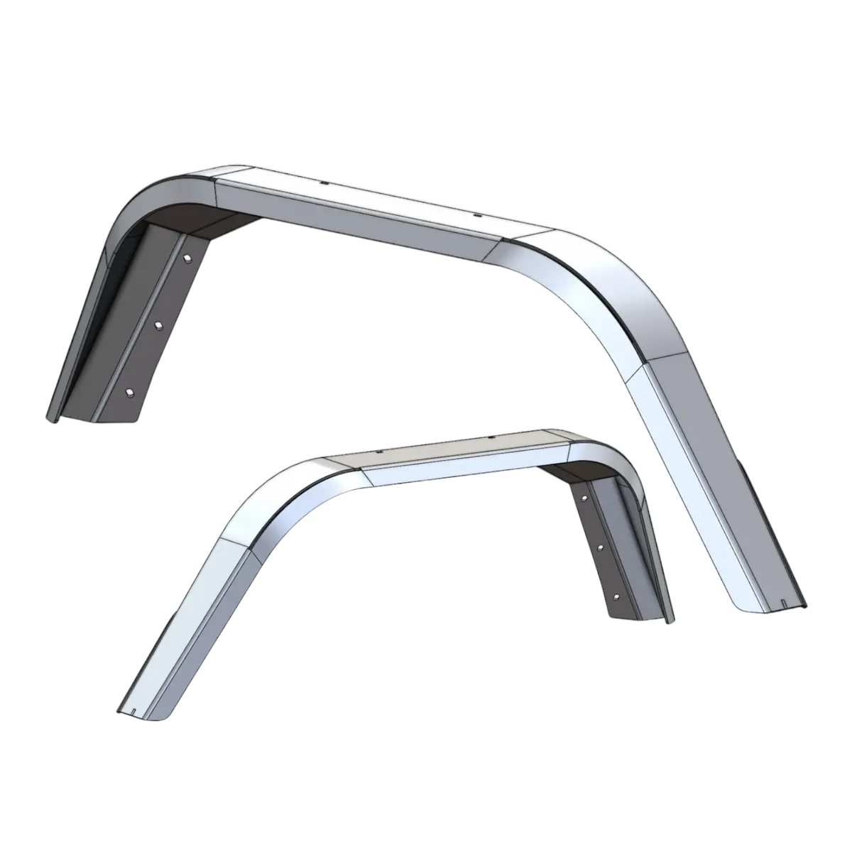 Jt Aluminum High Line Fender Flares (Rear) 1