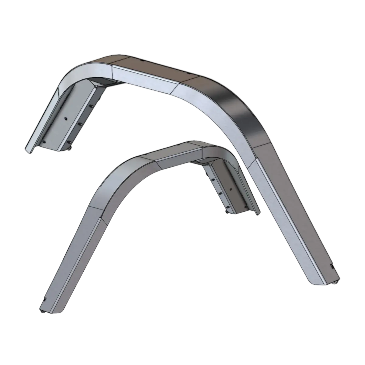 Jl Aluminum High Line Fender Flares (Rear) 1