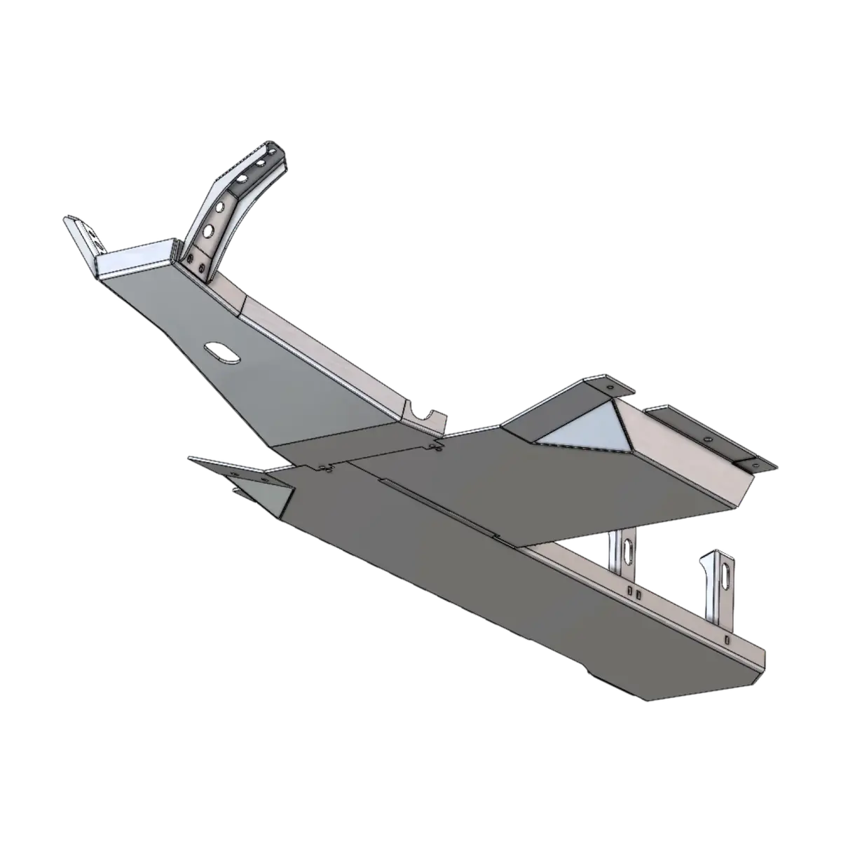 Jku Aluminum Belly Skids 1