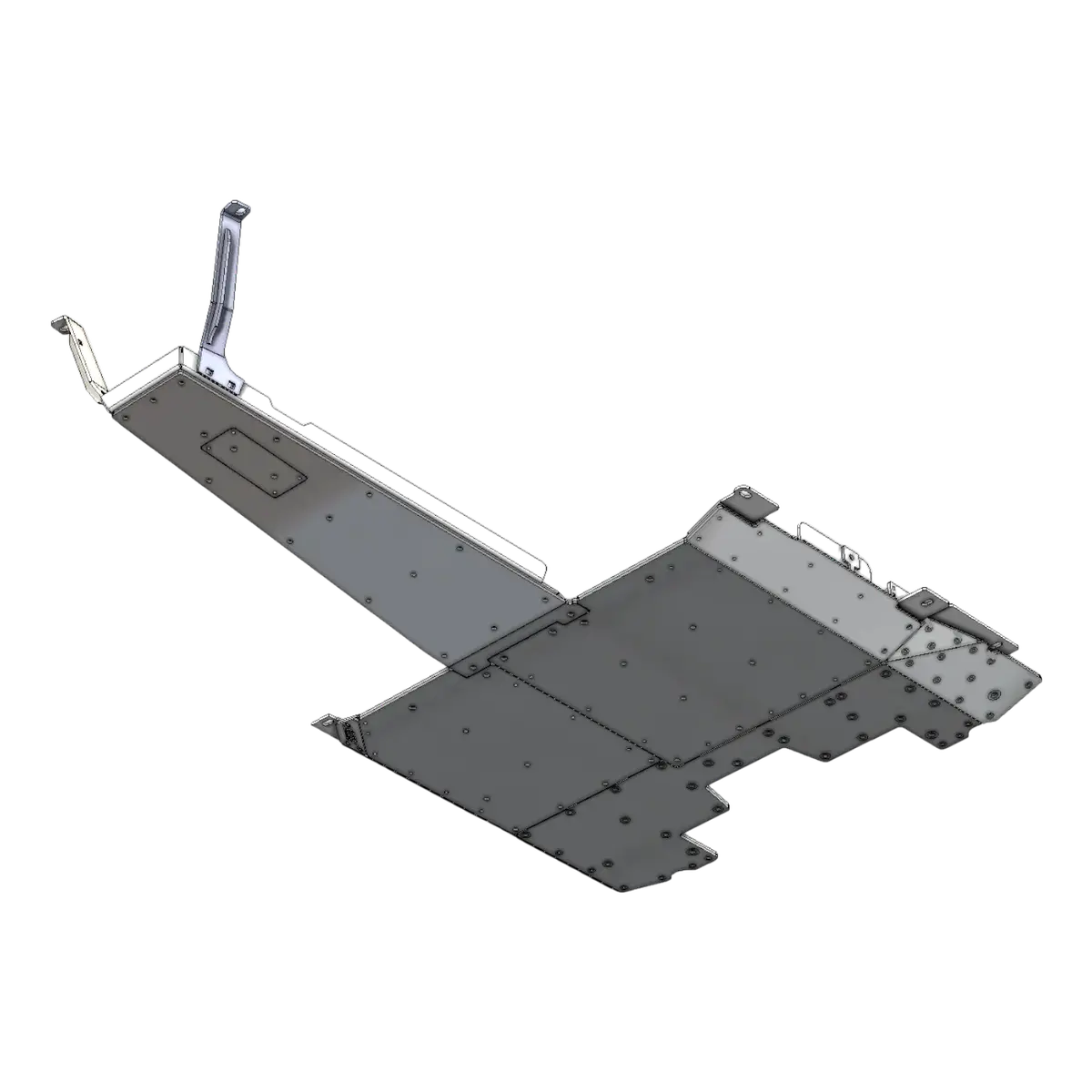 Jl 7000-Series Aluminum Belly Skids Rockzilla 1