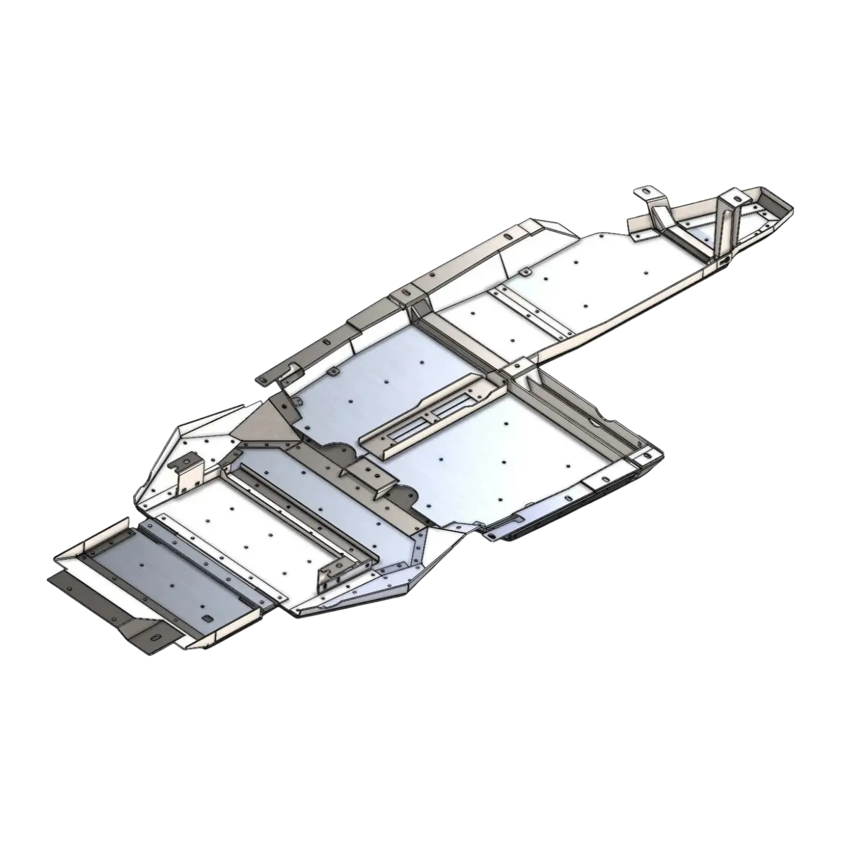 Bronco Aluminum Belly Skids (7000-Series) 1