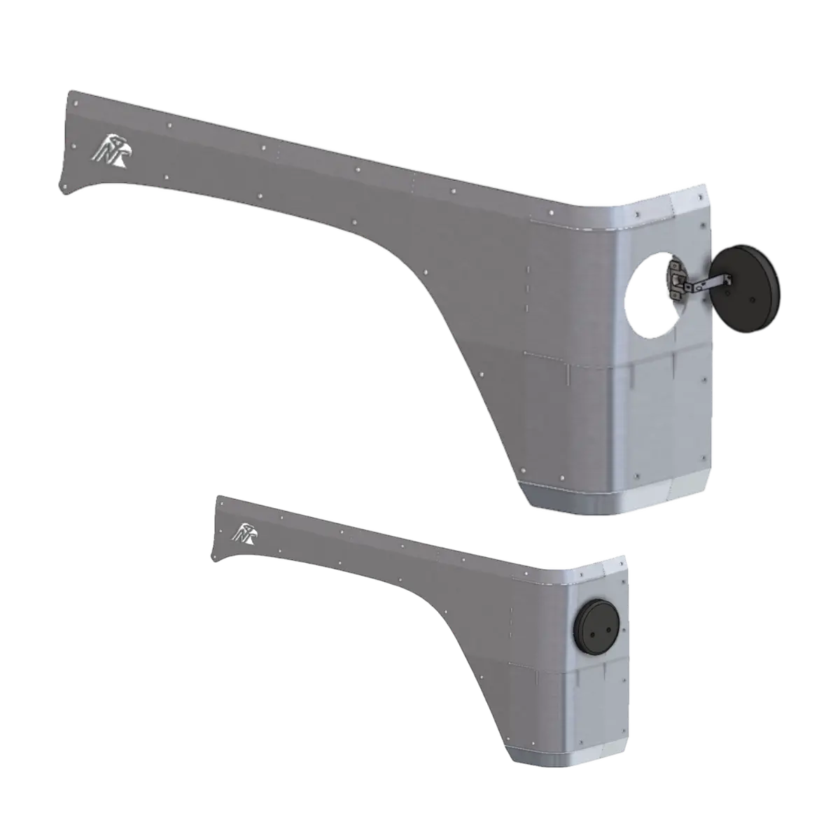 Jlu Rear Corner Armor (Stealth Fuel Door) 1