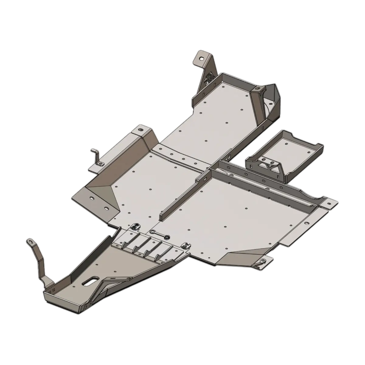 Jk 2 Door Aluminum Belly Skids 3