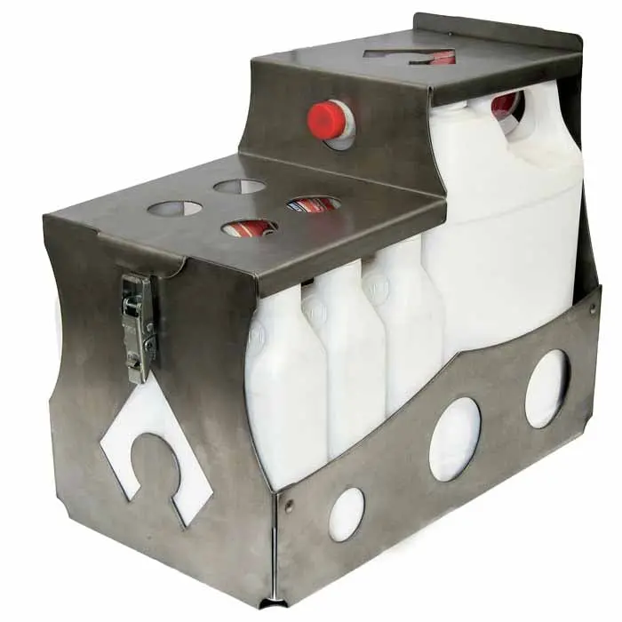 Racing Quart Crate - 6 Qts, Brake, P-S, 2 Gallons 1