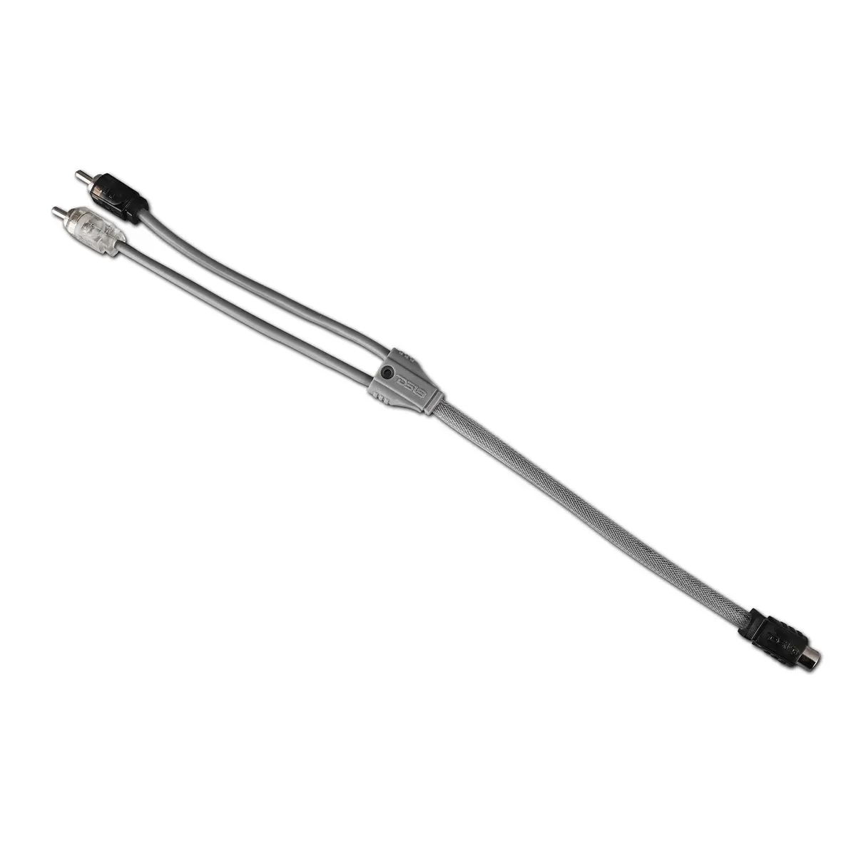 Level 2 Rca 100% Copper Ofc Y Connector 1 Female To 2 Male - Silver 1