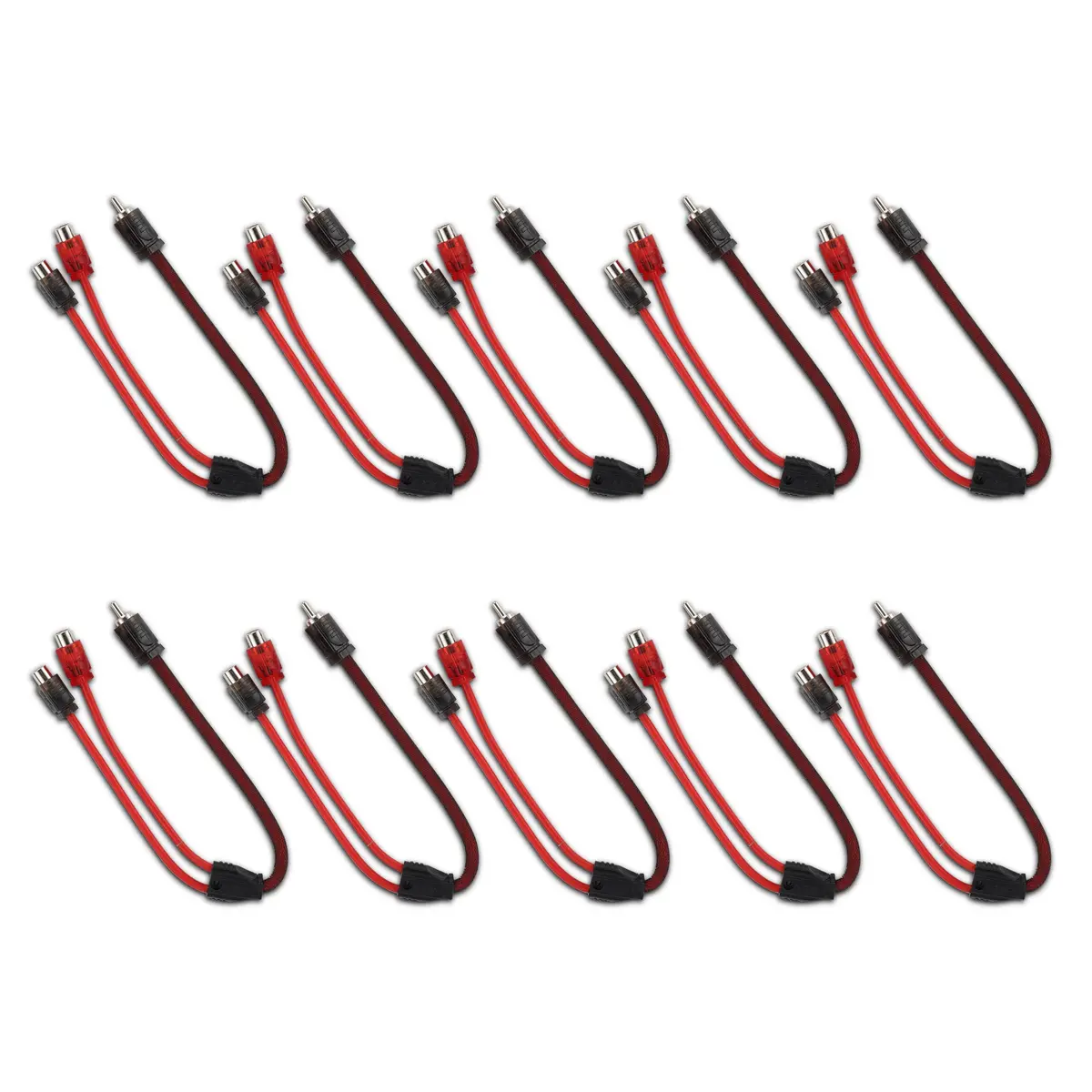 Level 2 Rca 100% Ofc Y Connector – 1 Male / 2 Female (10-Pack) 1