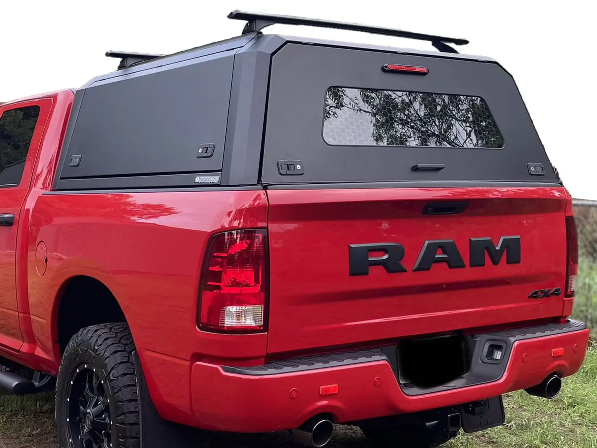 Dodge Ram 1500 Ds Dt 5Ft 2020+ Black Titan Hybrid Canopy - Stainless Steel Alloy Modular 1