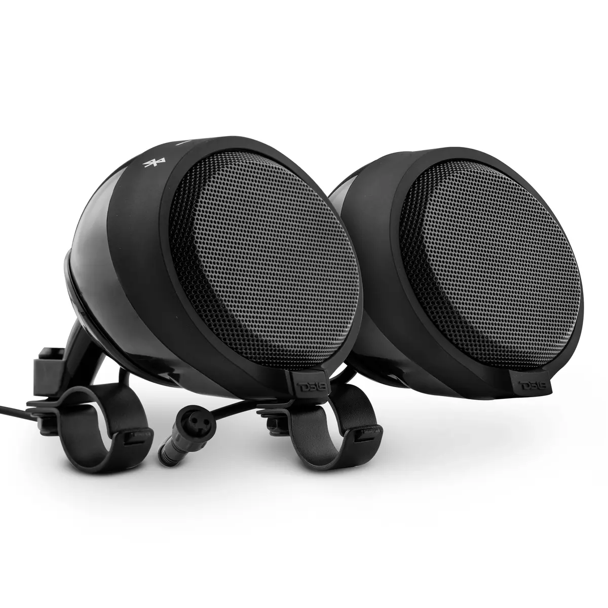 Motorcycle Handlebar Mounted Bluetooth Speaker System With Neodymium Magnet 1