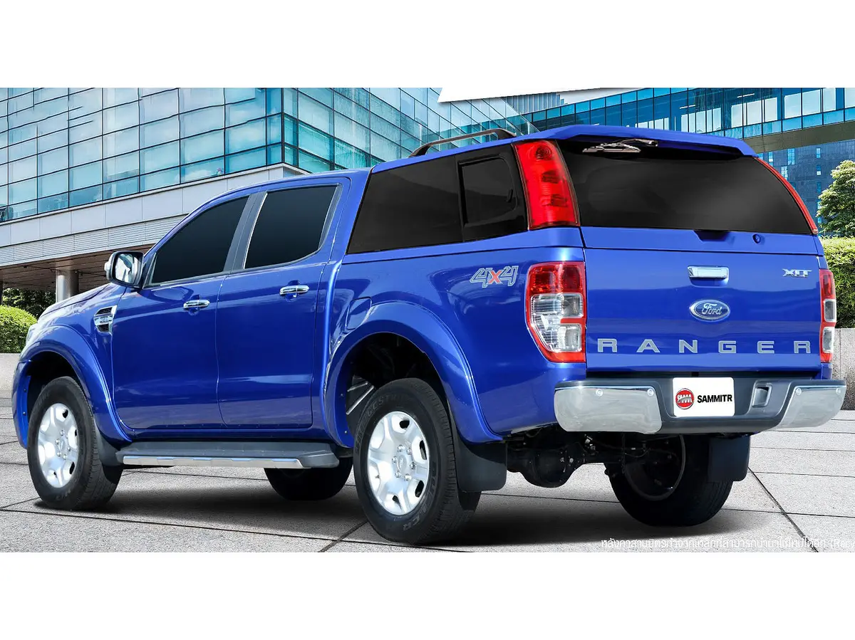 Painted Ford Ranger Px Px2 Px3 2012-2021 Dc V4 Steel Canopy With Lift-Up Side Windows 1