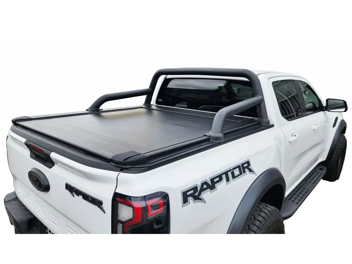 Ford Raptor Ra (Next Gen) Dc 2022+ Manual Roller Shutter Cover For Sports Bar Tonneau Hard Lid 1