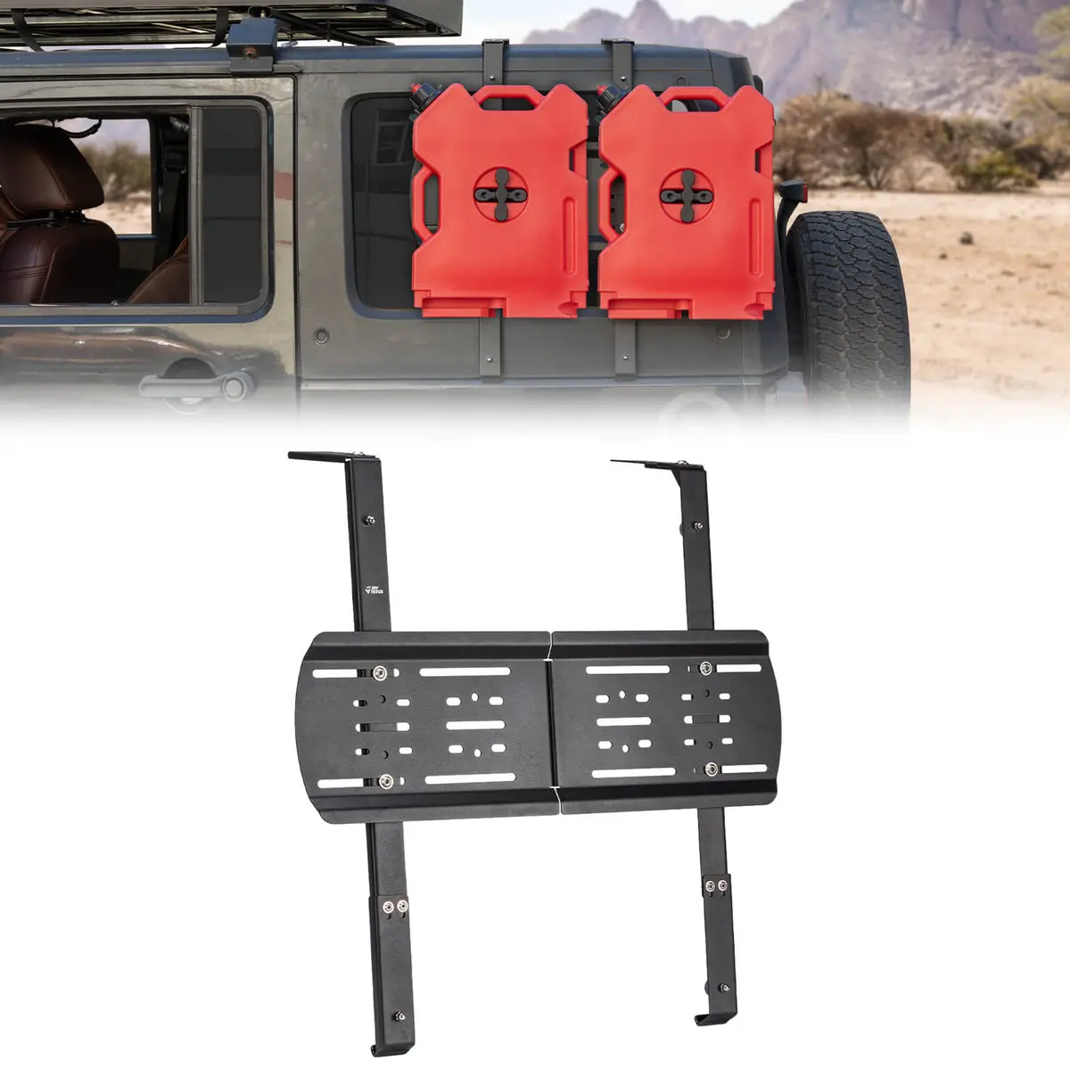 Rear Window Storage Panel Kit Compatible With Jeep Wrangler Jk 2007-2018 1