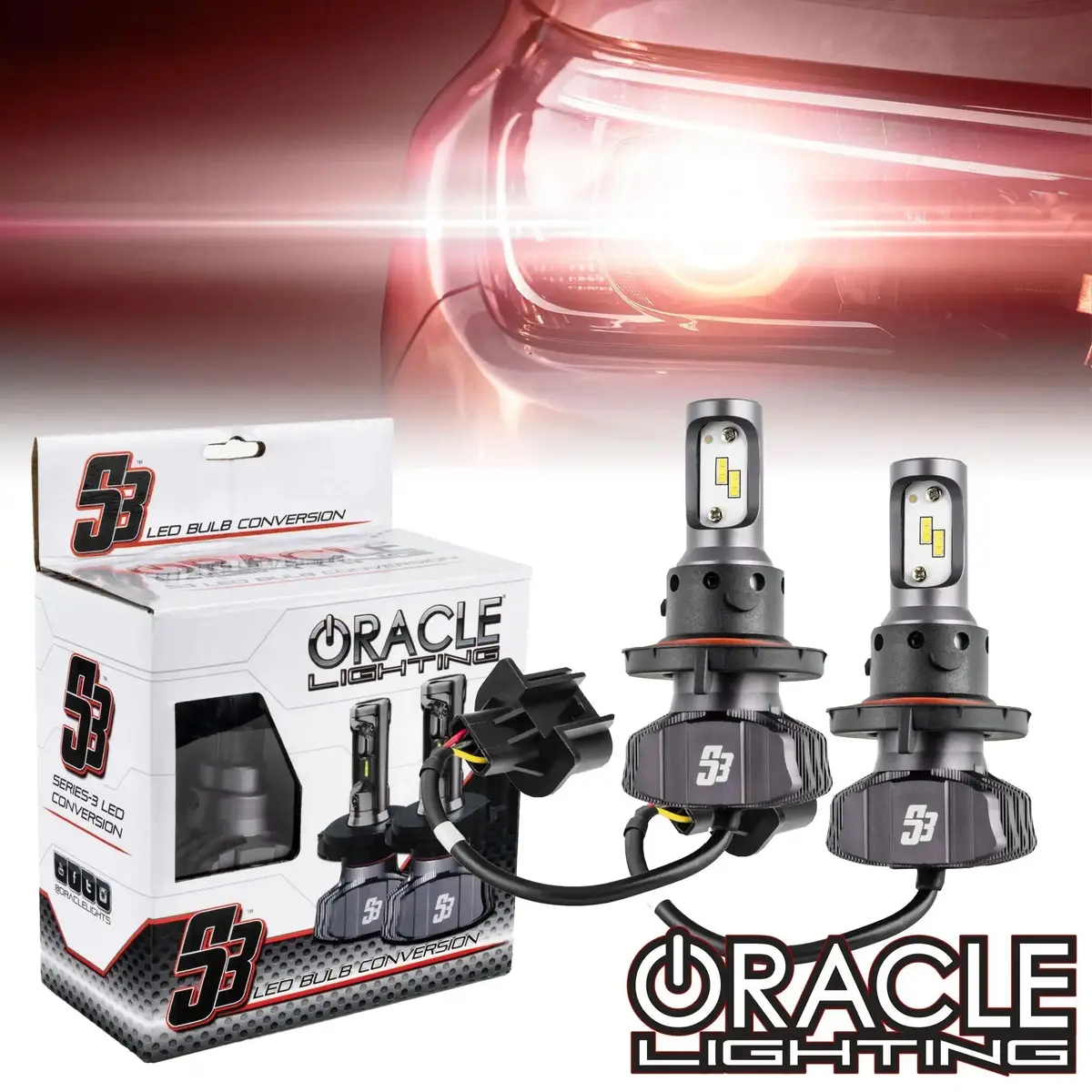 Oracle Lighting H13 - S3 Led Light Bulb Conversion Kit High/Low Beam (Projector) 1