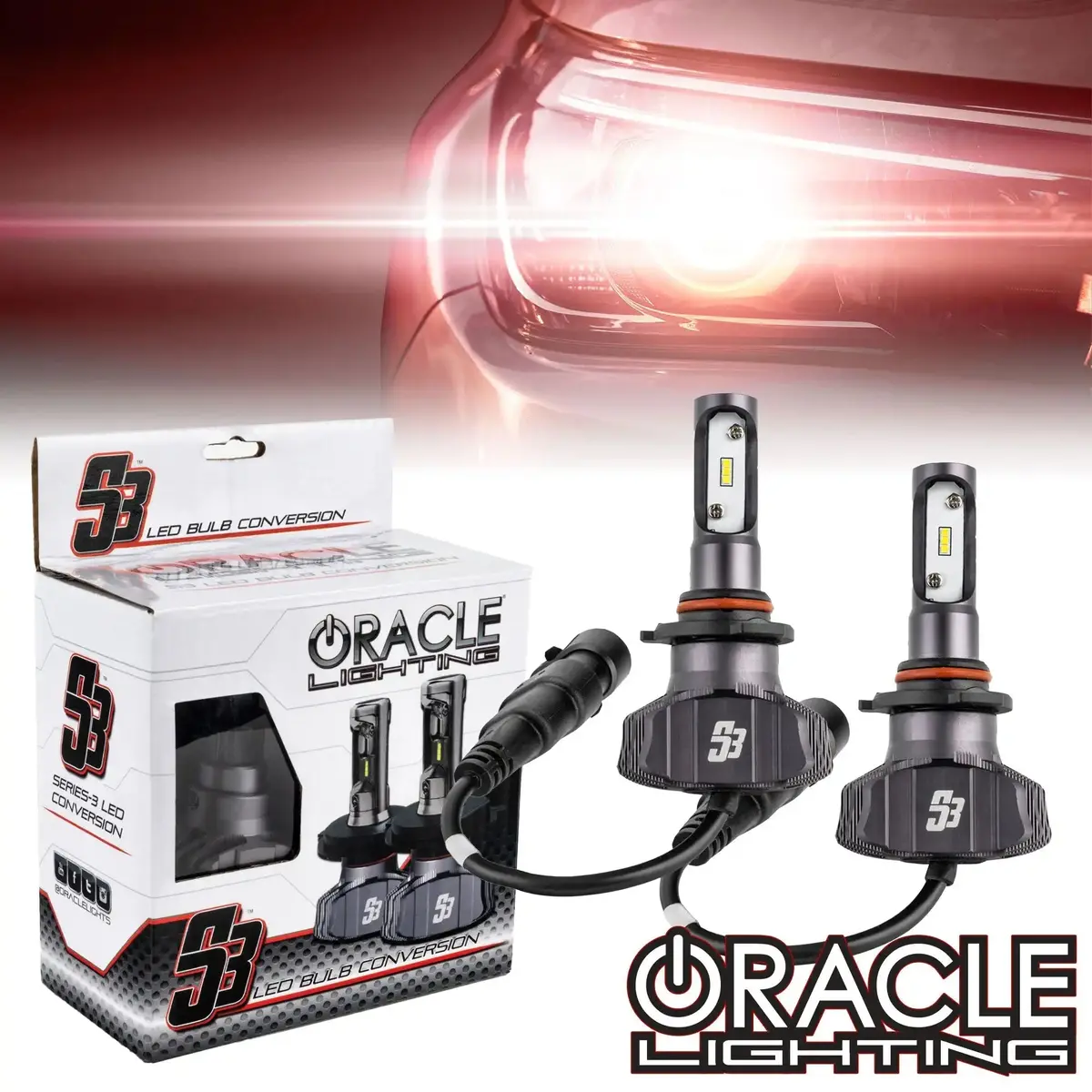 Oracle Lighting 9005 - S3 Led Light Bulb Conversion Kit High/Low Beam (Projector) 1