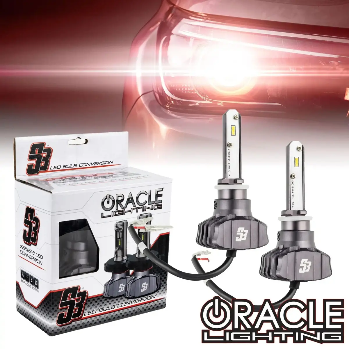 Oracle Lighting 880/881/H27 - S3 Led Light Bulb Conversion Kit (Low Beam) 1