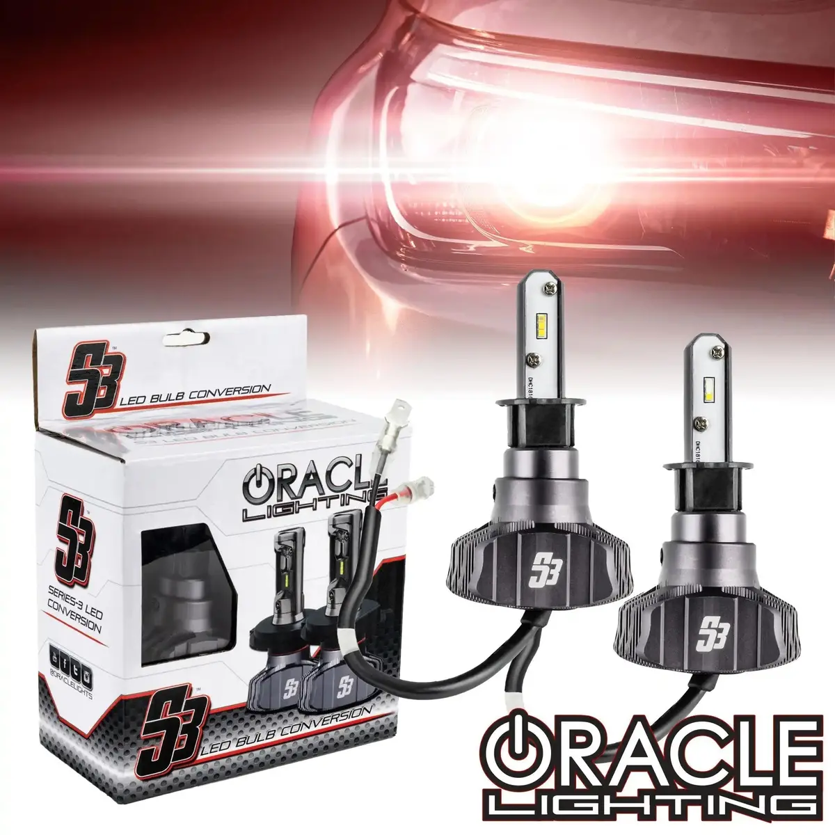 Oracle Lighting H3 - S3 Led Light Bulb Conversion Kit (Low Beam) 1