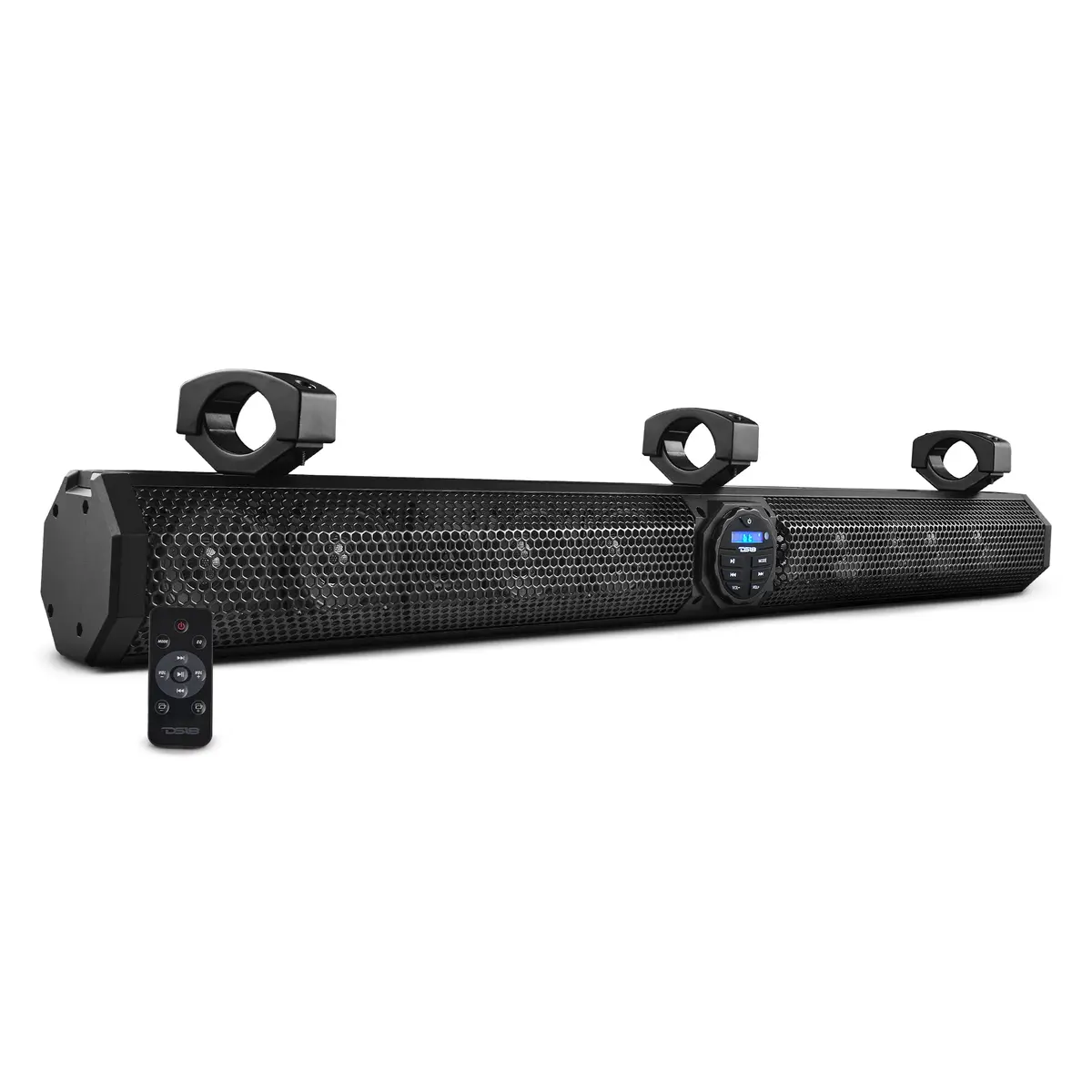 37" Marine Sound Bar Speaker System, 10 Speakers 1200 Watts, Bluetooth® V5.0, Rotating Control Panel 1