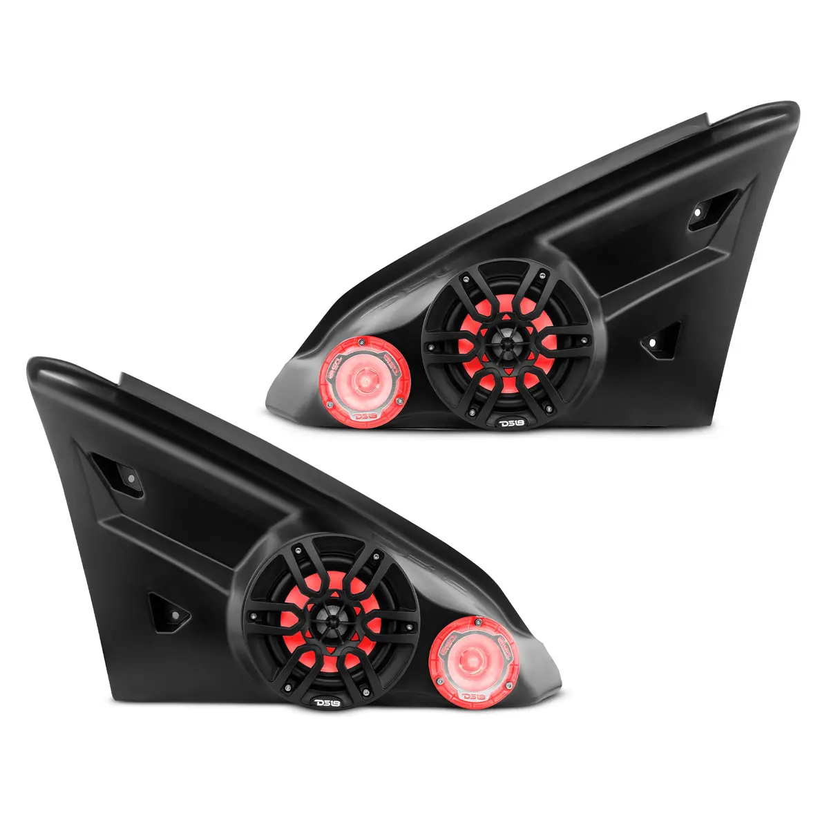 Polaris Slingshot Arm Rest 2 X  6.5" Enclosure With Nxl-6/Bk And Pro-Tw1l | 2015 - Current 1