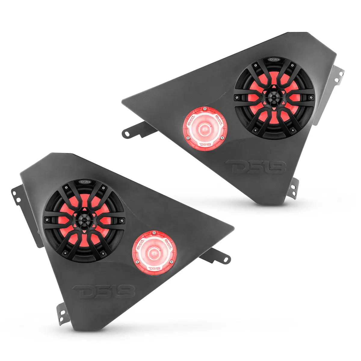 Polaris Slingshot Front Kick Panel 2 X 6.5" Enclosure With Nxl-6/Bk And Pro-Tw1l | 2015 - Current 1