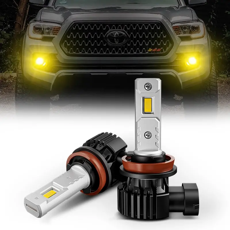 Suparee H8/H11/H16 Led Bulbs Amber Fog Lights For 2012-Later Toyota Tacoma 1