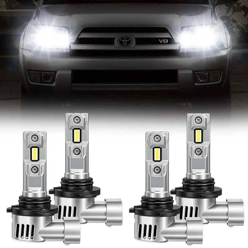 Suparee 9005 9006 Led Headlight Bulbs Hi&Lo Beam Set For 2003-2005 Toyota 4Runner 1