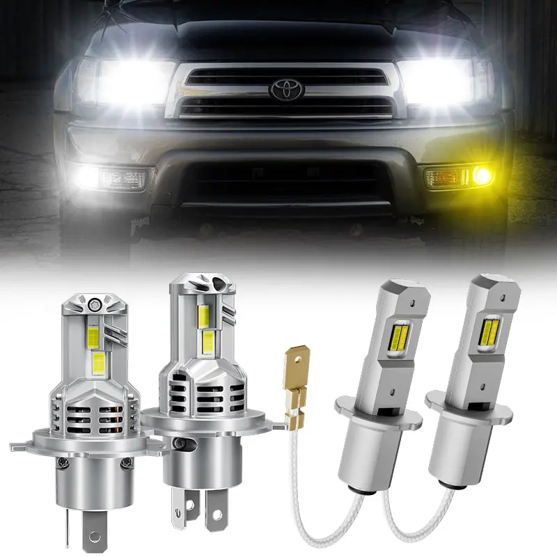 Suparee Led Bulbs Set Headlights & Fog Lights For 1999-2002 Toyota 4Runner 1