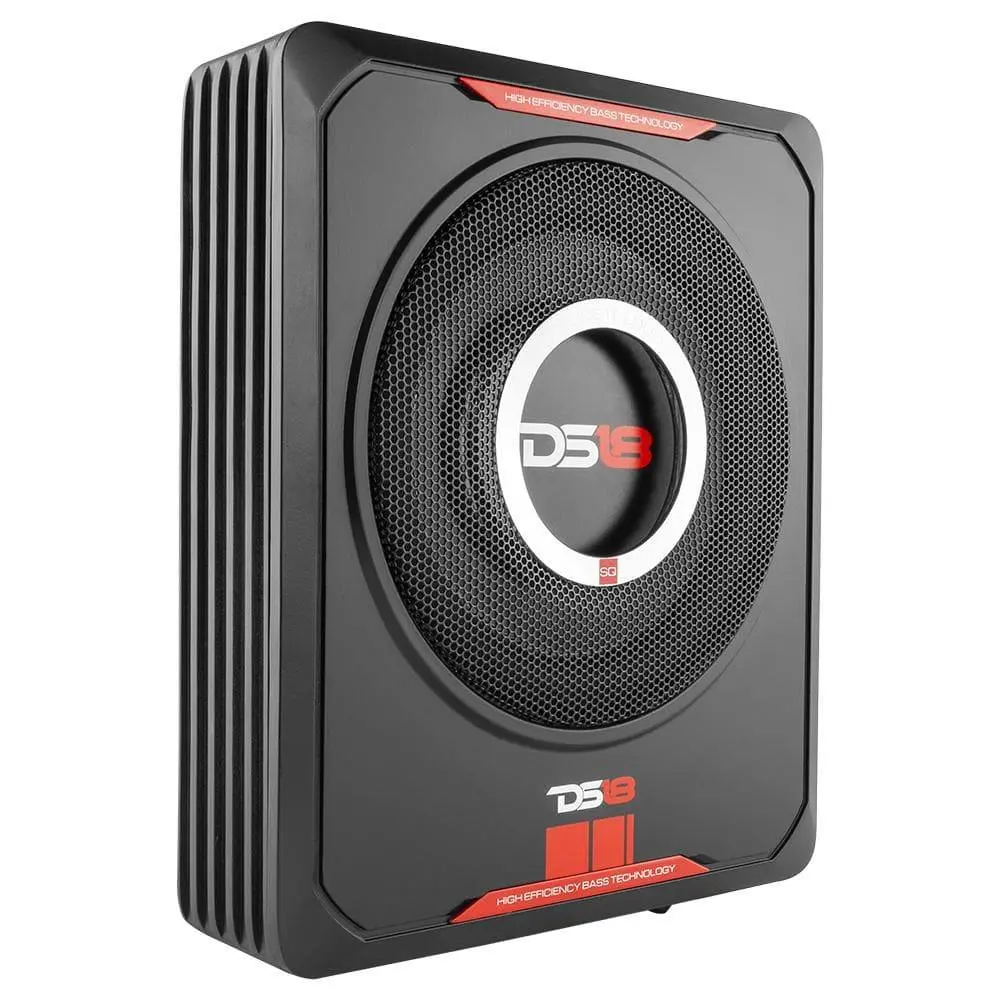 Sq 8" Under Seat Amplified Subwoofer With Plug And Play Harness For Jk And Jku Jeeps. 1
