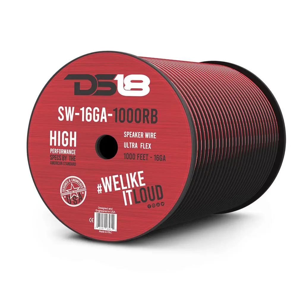 16-Ga Speaker Wire 1000 Feet - Red 2