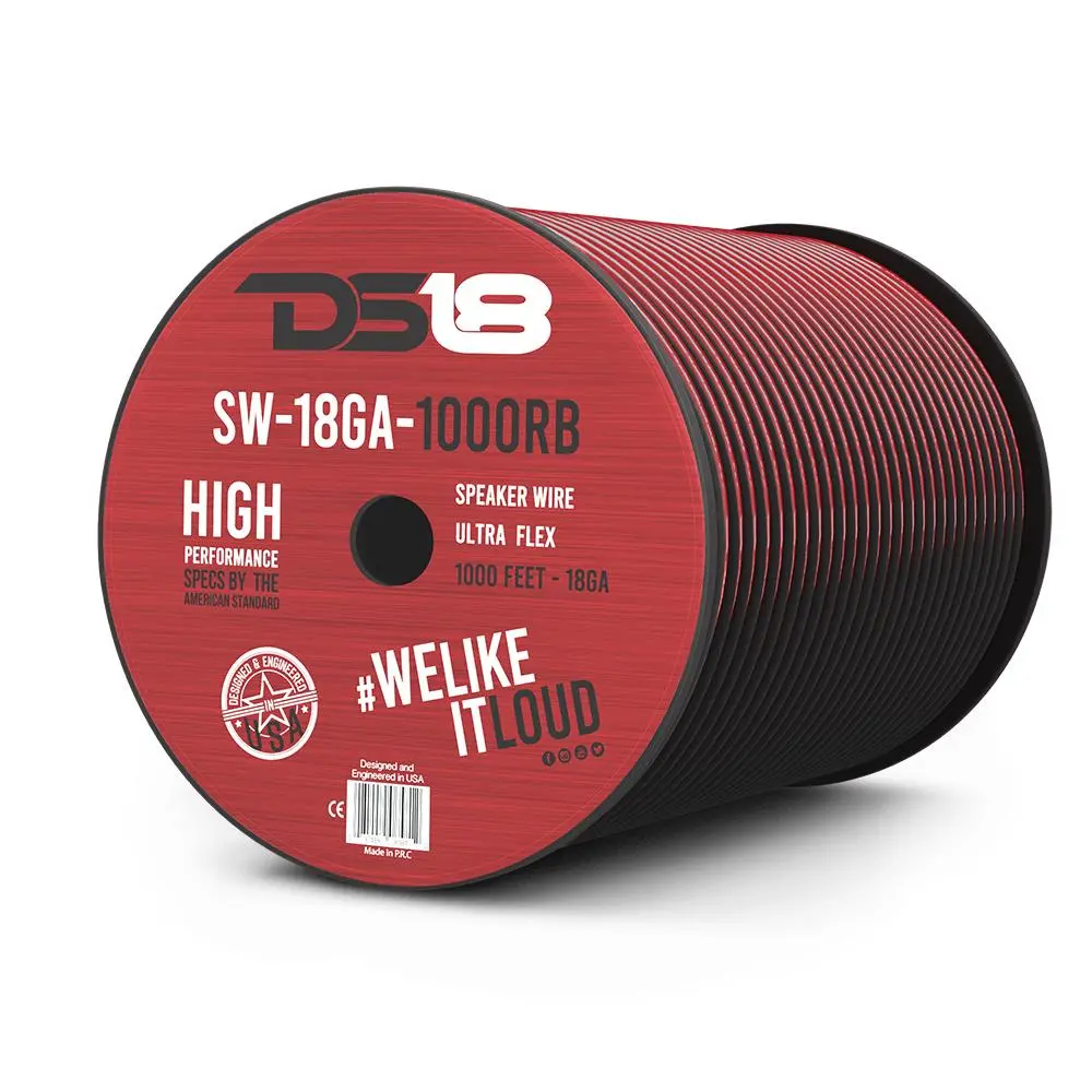 18-Ga Speaker Wire 1000 Feet Red 1