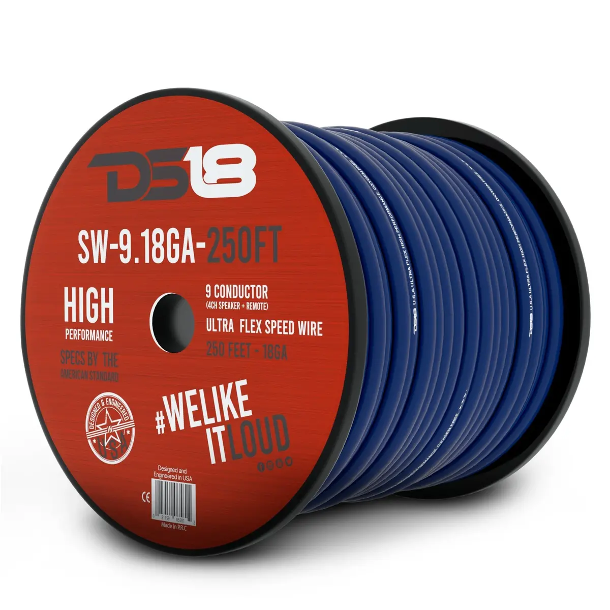 9 X 18-Ga Speed Speaker Wire 250 Feet 1