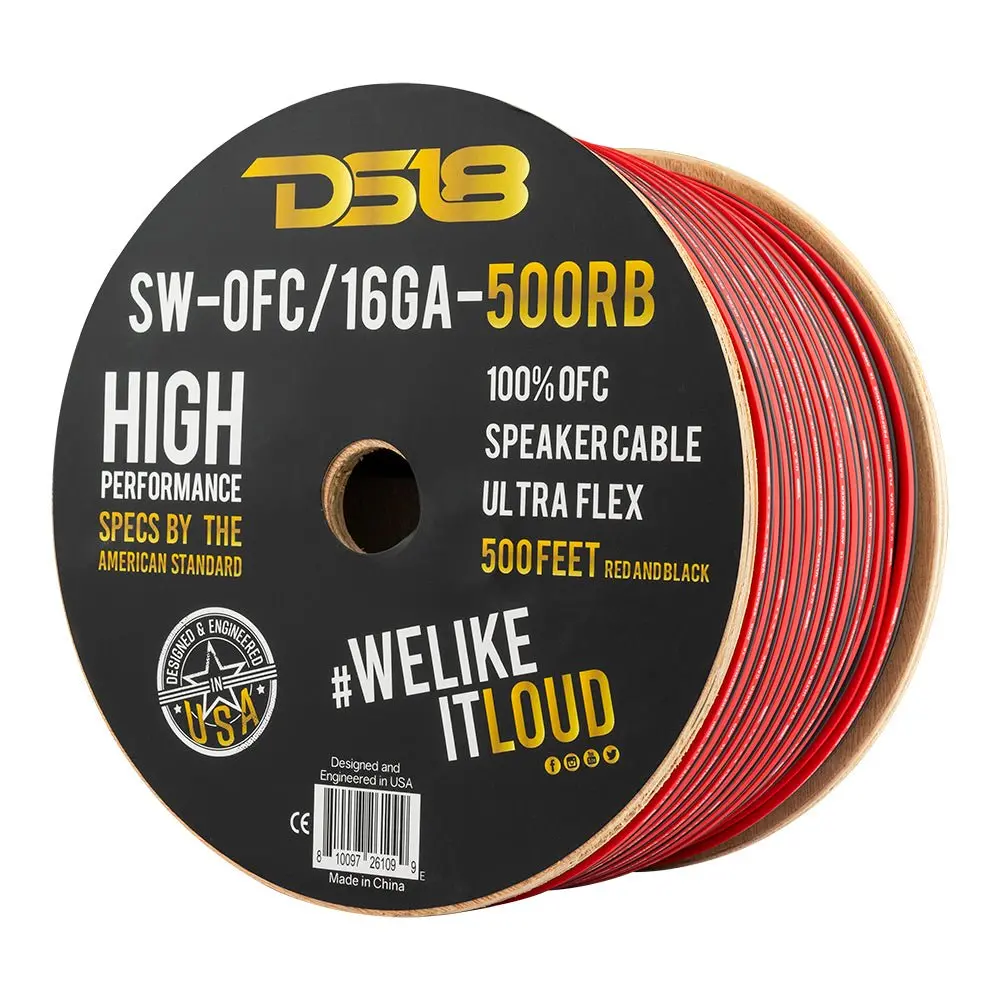 16-Ga Ofc 100% Copper Speaker Wire 500 Feet 1