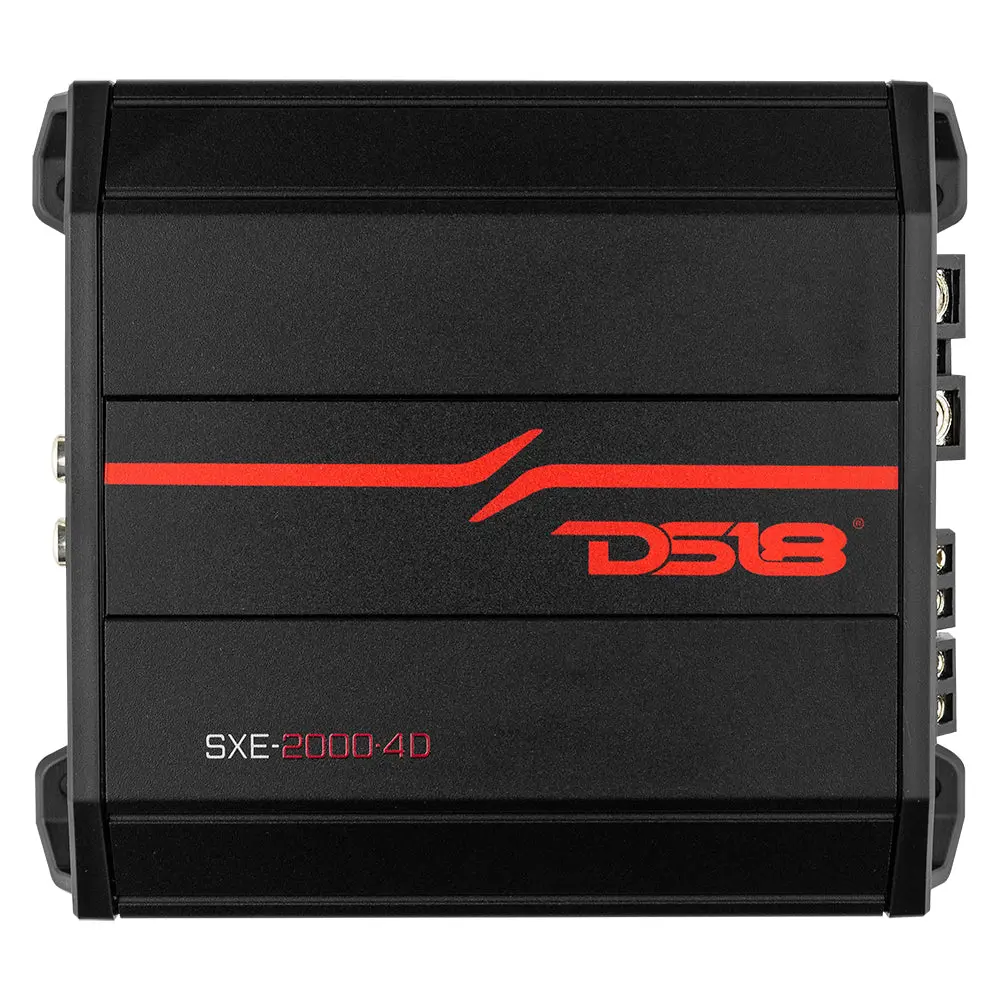 Sxe Class D 4-Channel Amplifier 4 X 100 Watts Rms @ 4-Ohm 2000 Watts 1