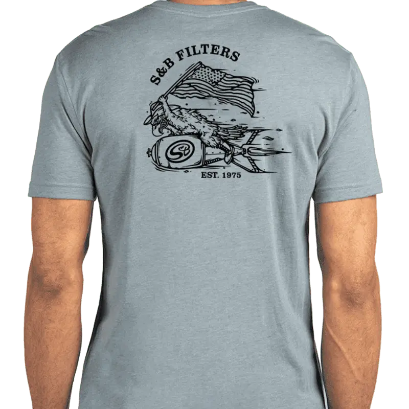 S&B Eagle Shirt - Stonewash Denim 1
